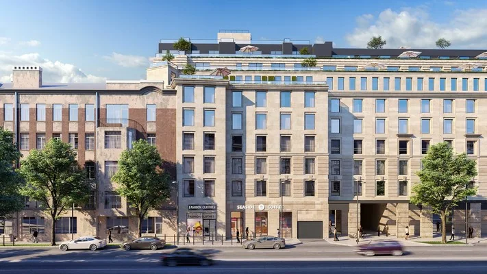 YES Residence — Материалы, фасад, остекление