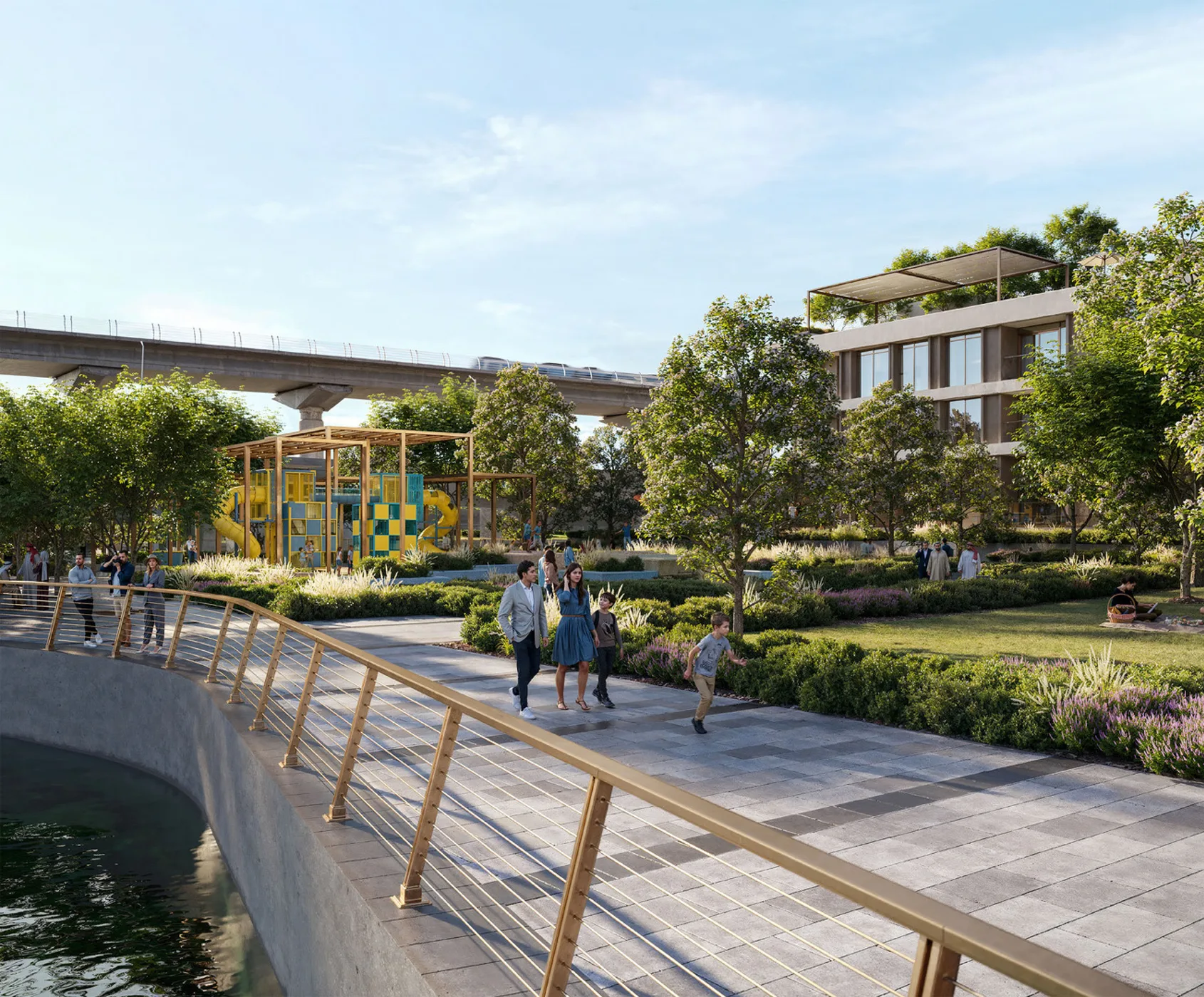 Palace Residences Creek Blue