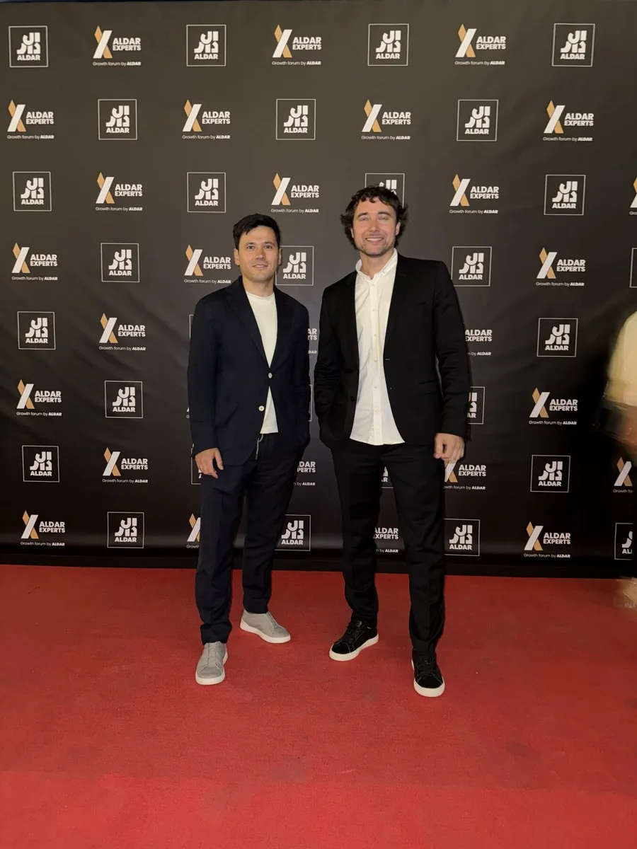 Сергей Чурганов и Константин Назаров на ALDAR Growth Awards в Абу-Даби, 2025