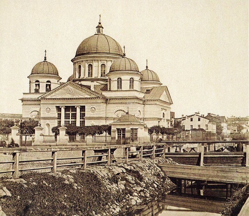 Лиговский канал у Знаменской церкви, 1860-е годы