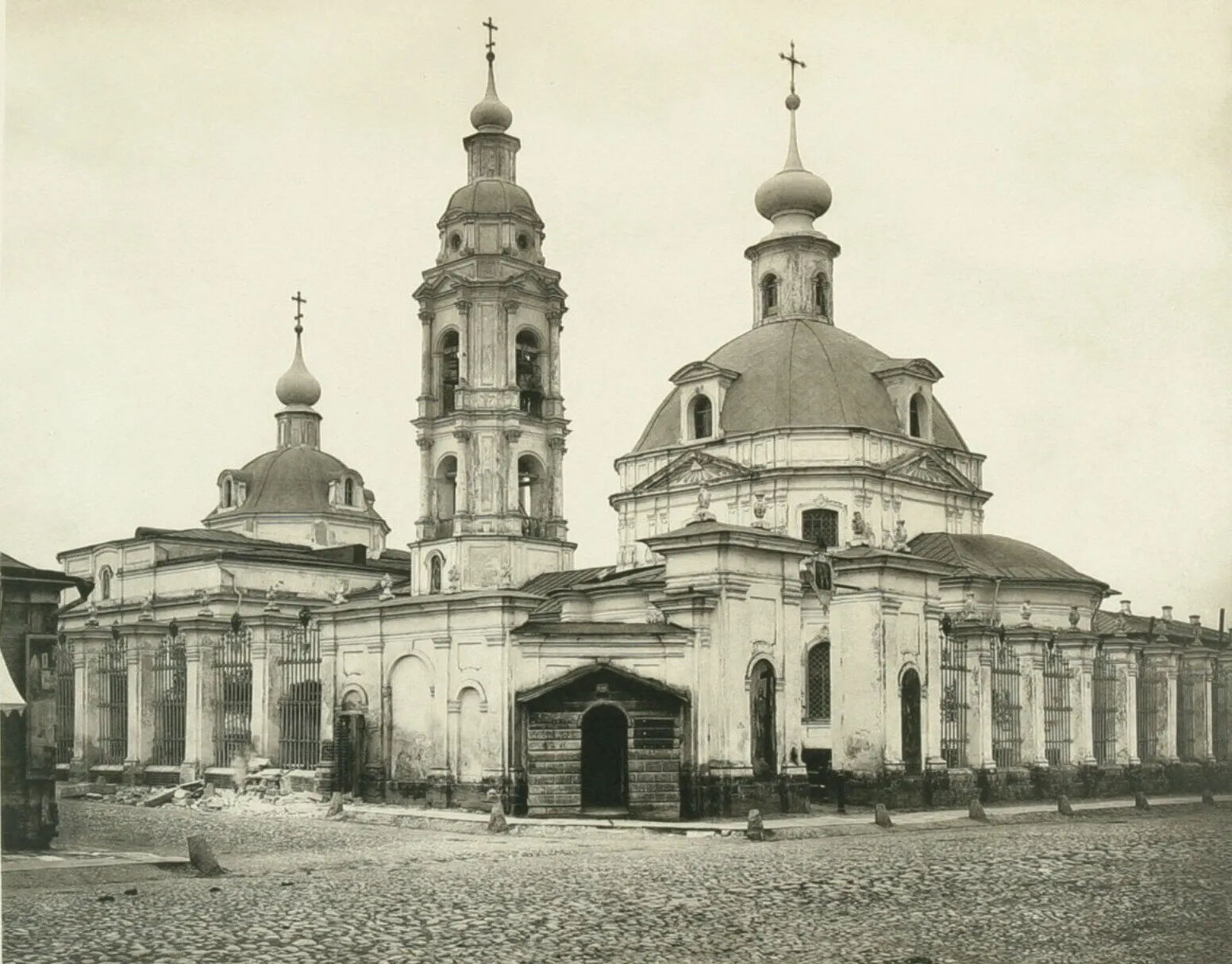 Церковь Екатерины на Большой Ордынке, 1883 год. Такой улица была при Островском и Третьякове