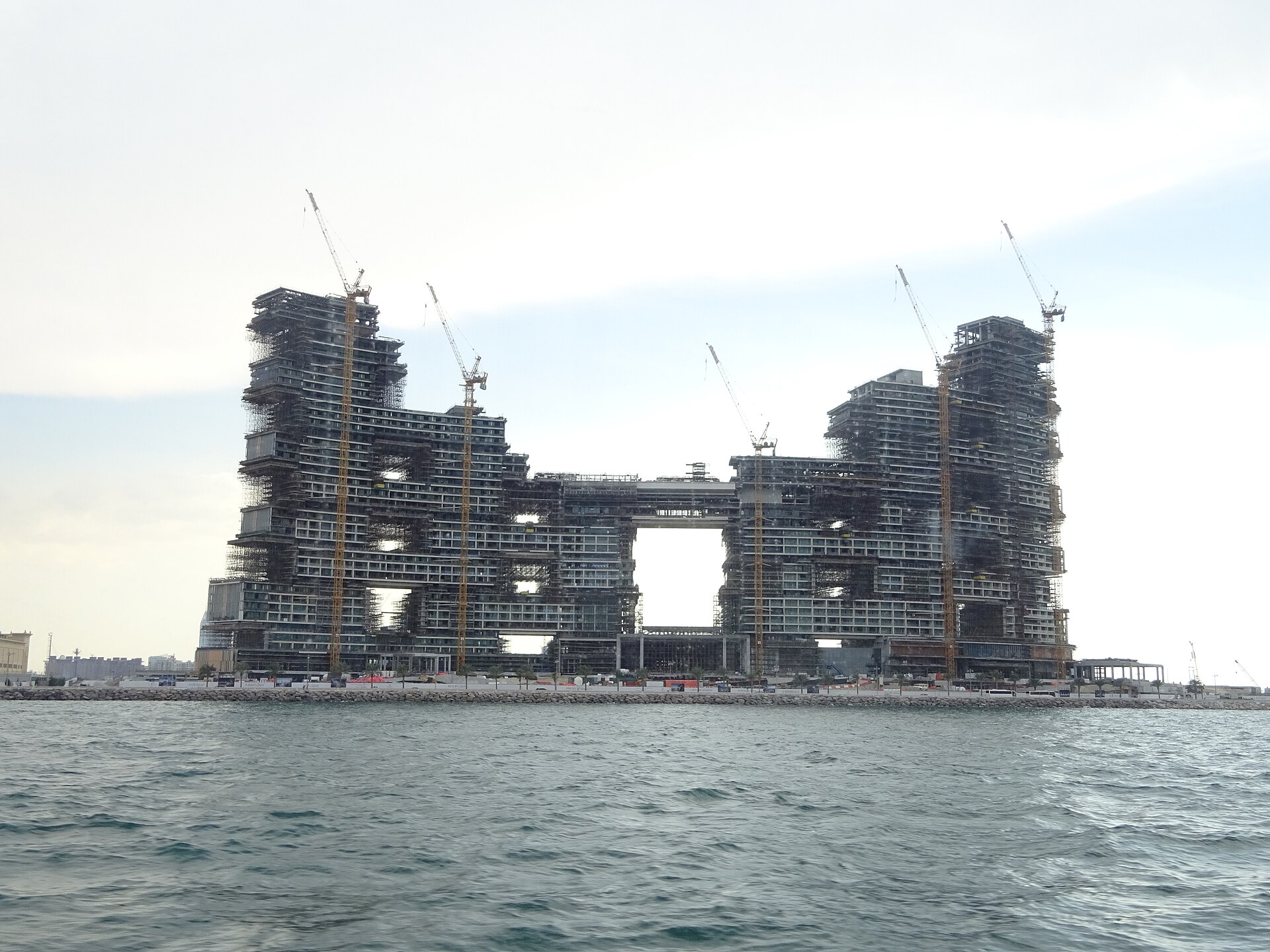 Atlantis The Royal в стройке, ноябрь 2019 года