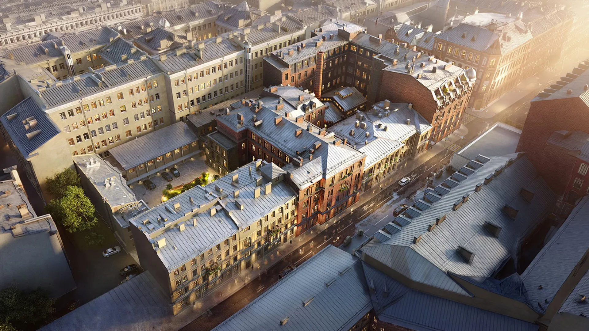 Светоч среди крыш Петроградской стороны