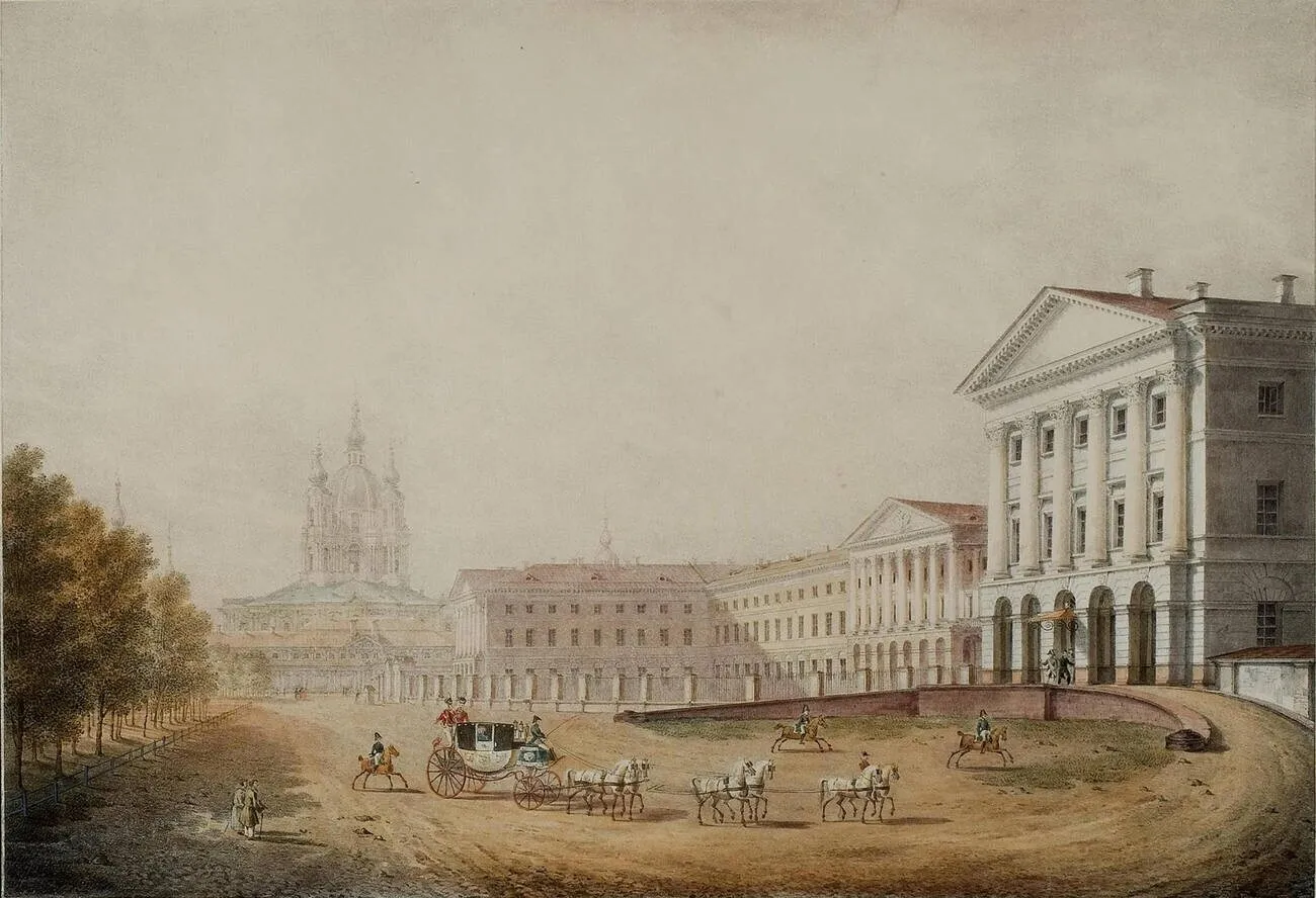 Смольный институт. Андрей Галактионов, 1823 год