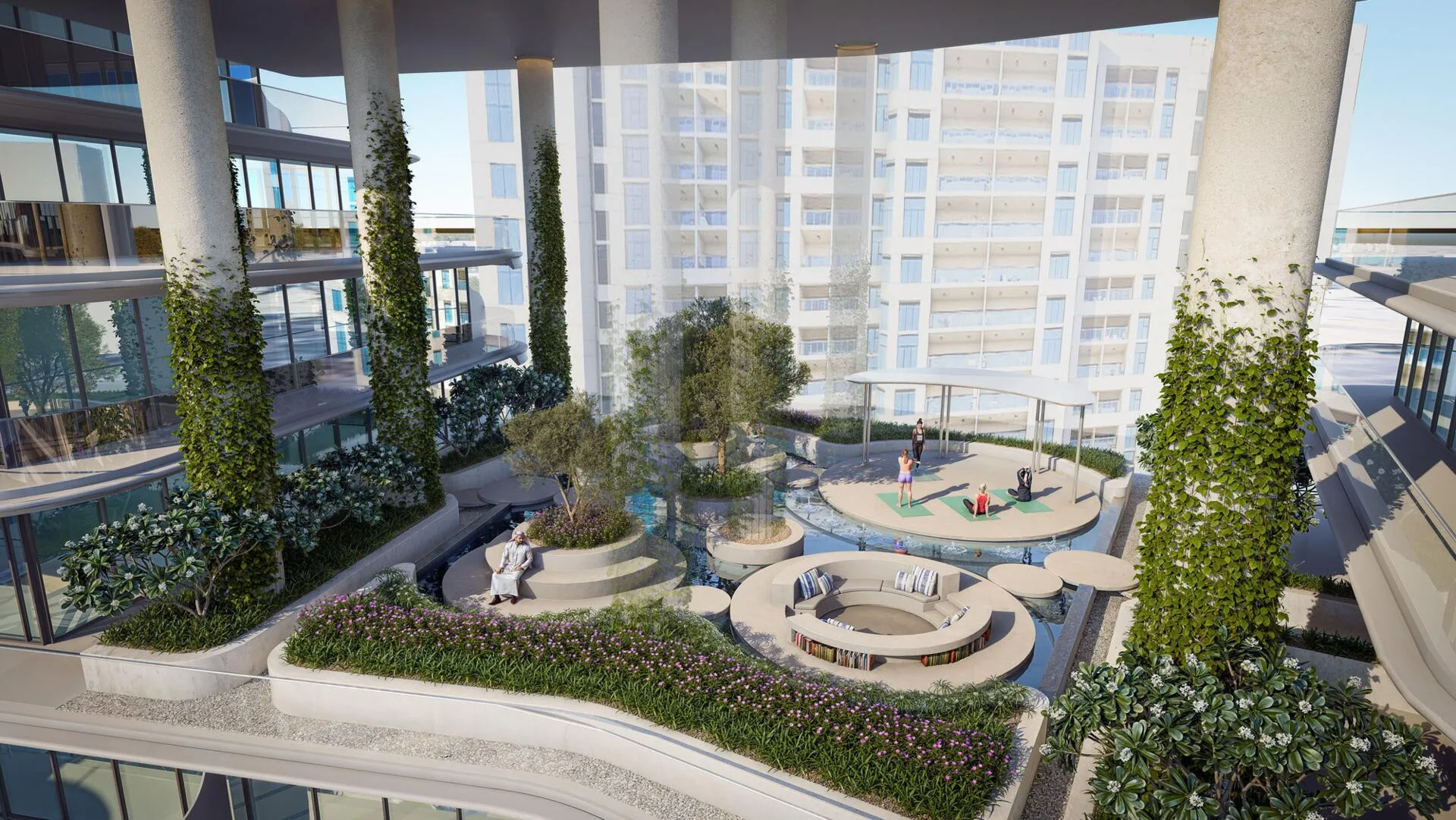 Sky Garden: площадка для йоги и библиотека под открытым небом