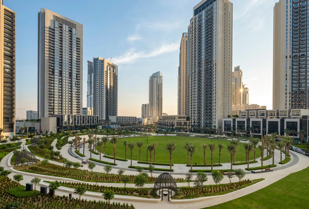 Central Park на Creek Island. Визуализация Emaar