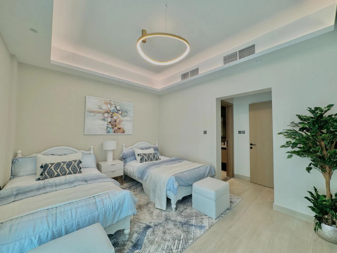 Комната с двумя кроватями в Ajman Creek Towers