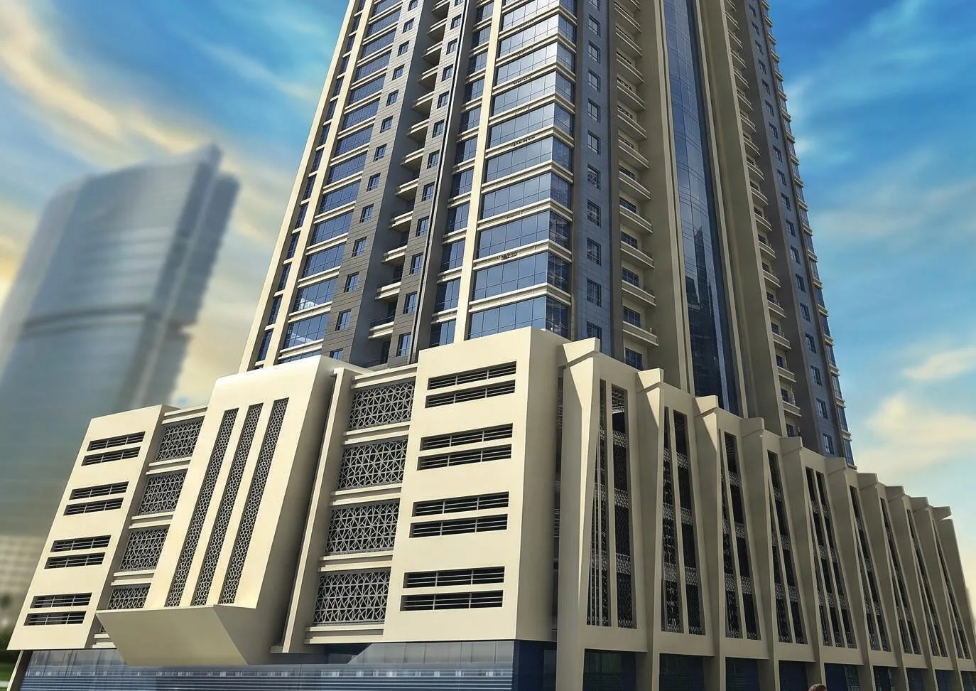 Нижние этажи Al Aamra 3 Tower