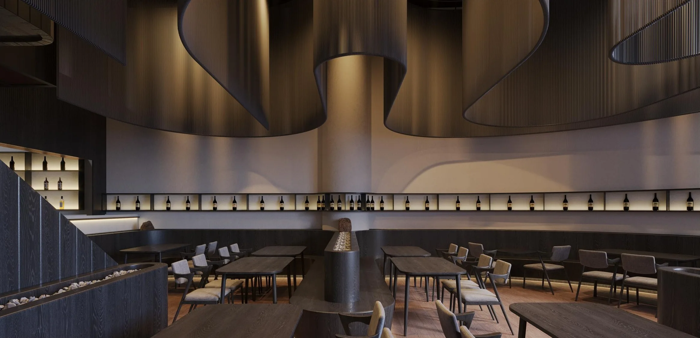 Sky Restaurant на 70-м этаже Al Habtoor Tower