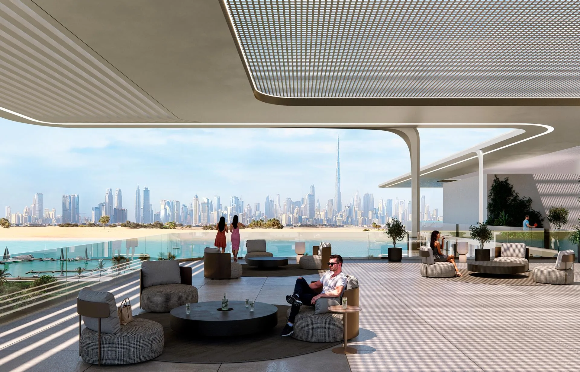 Rooftop Marina Lounge на крыше дома