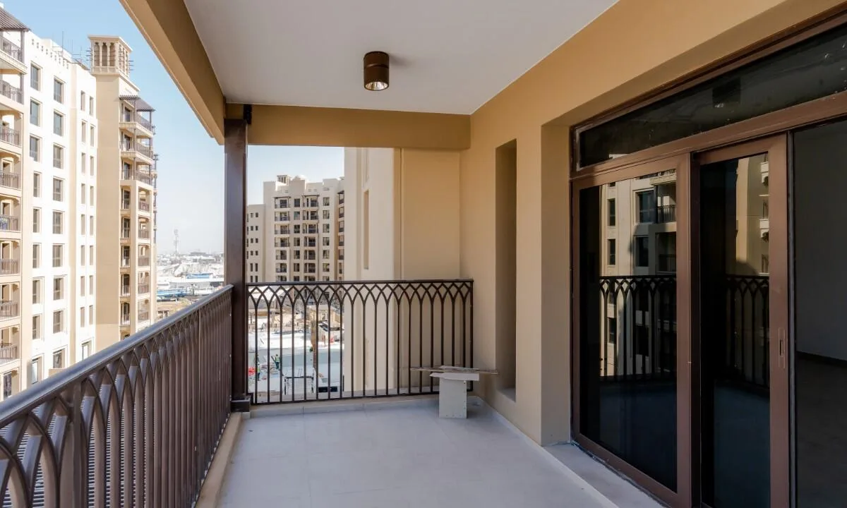 Балкон готовой квартиры в Madinat Jumeirah Living