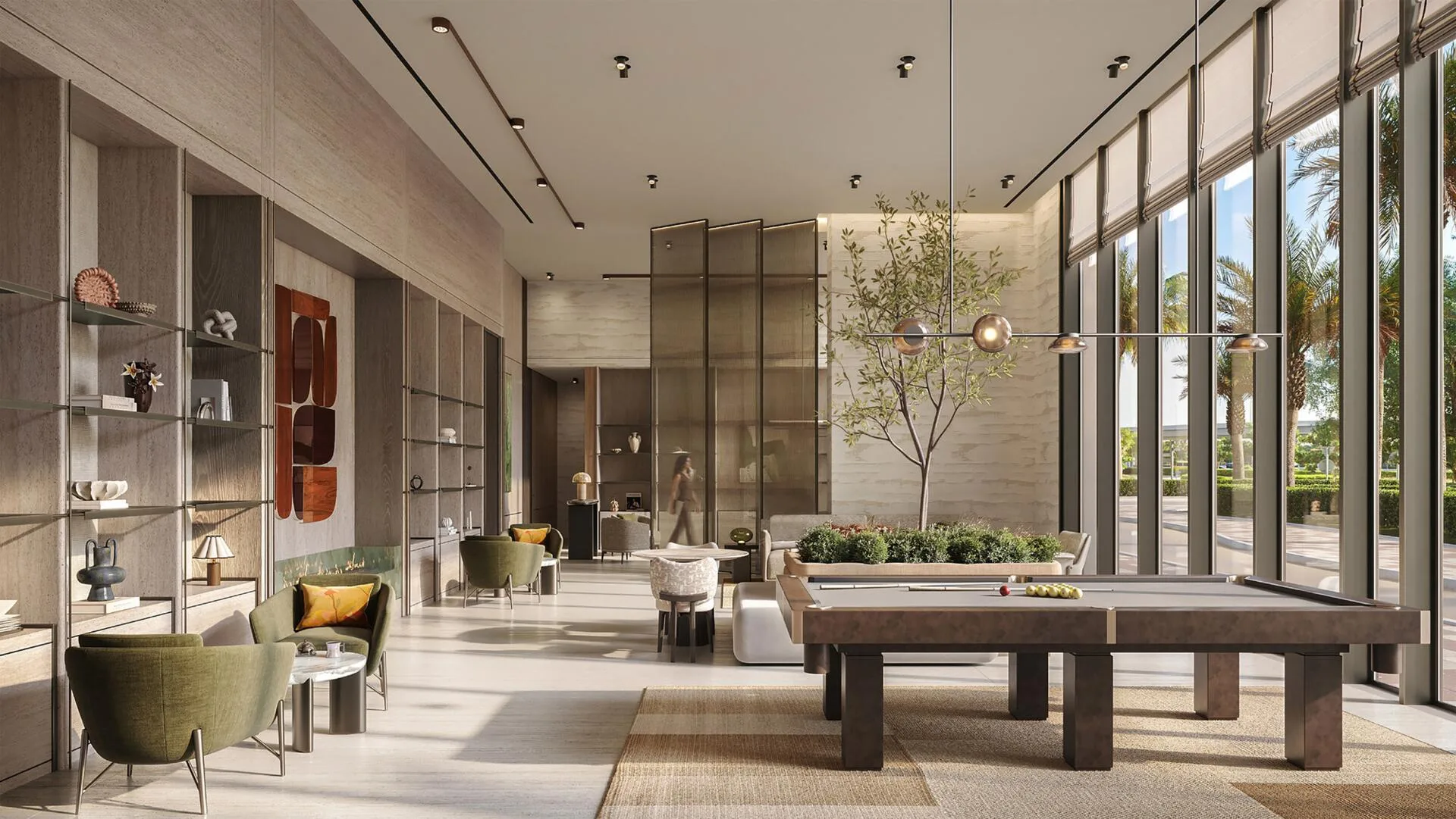Гостиная для жителей Avenue Park Towers II