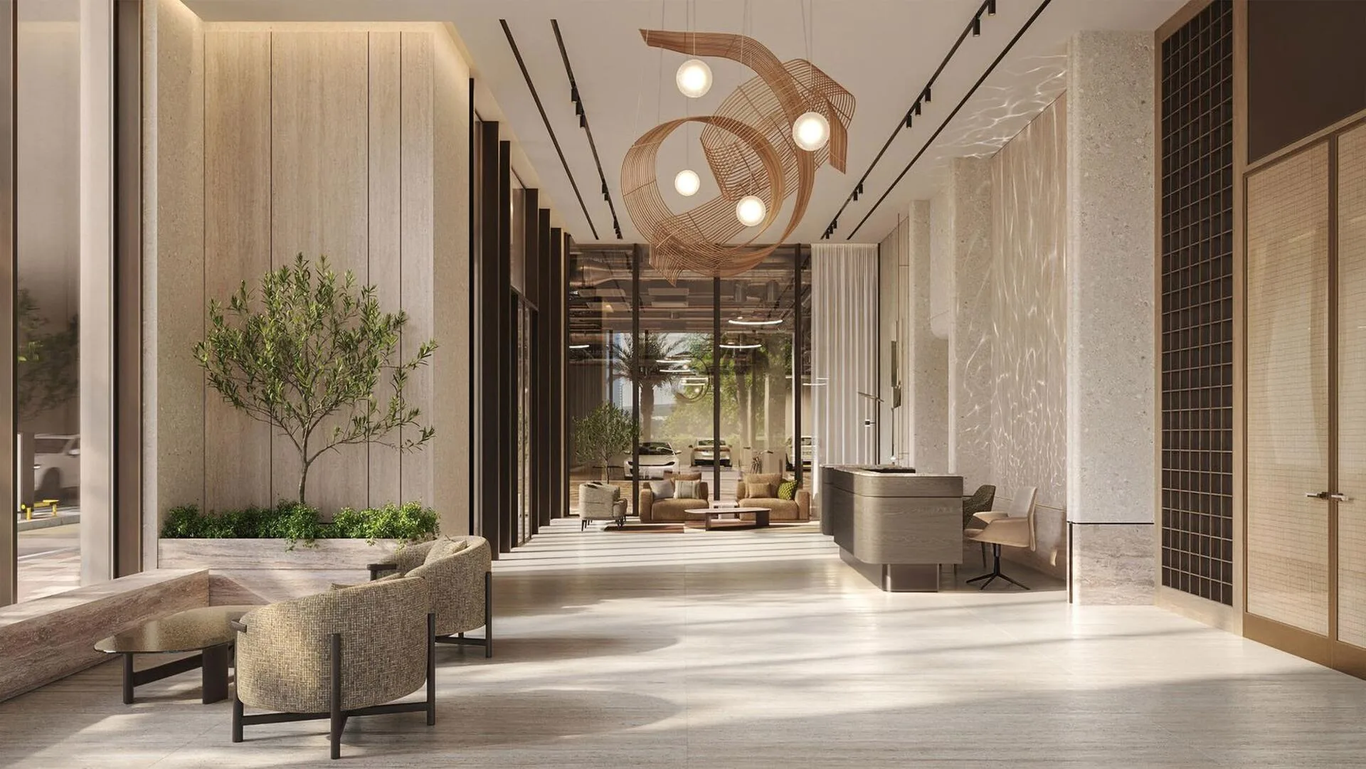 Вход и лобби Avenue Park Towers II