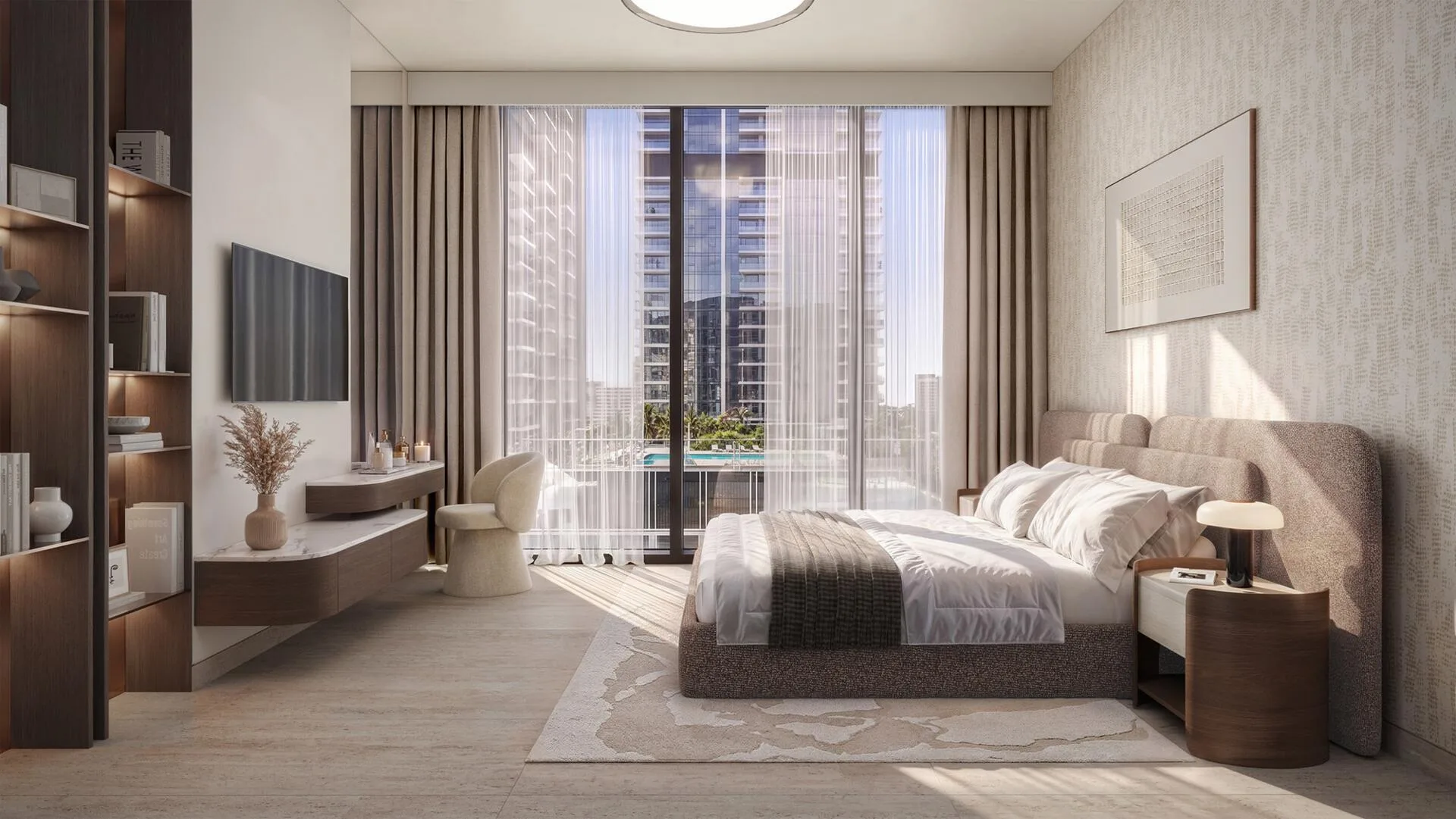 Спальня в квартире Avenue Park Towers II