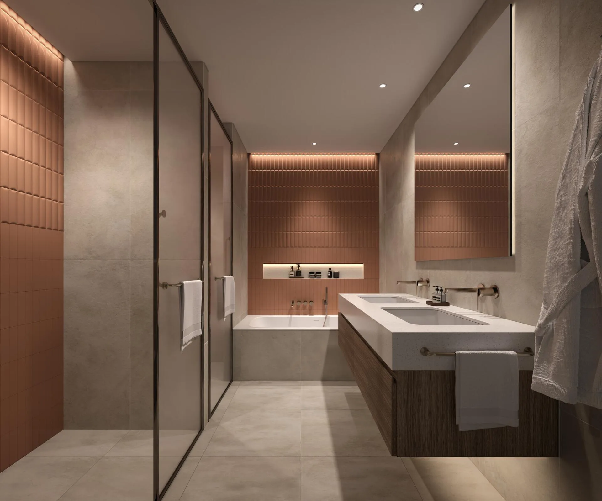 Ванная в квартире Bashayer Residences