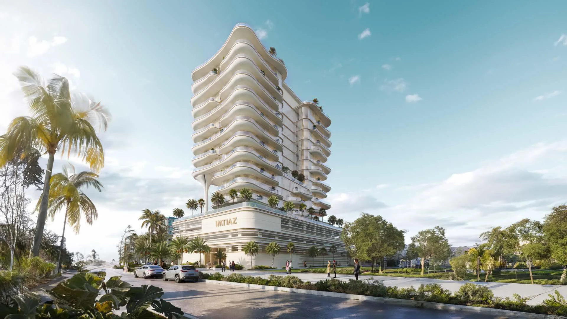 Фасад Beach Walk Residence 3 со стороны улицы