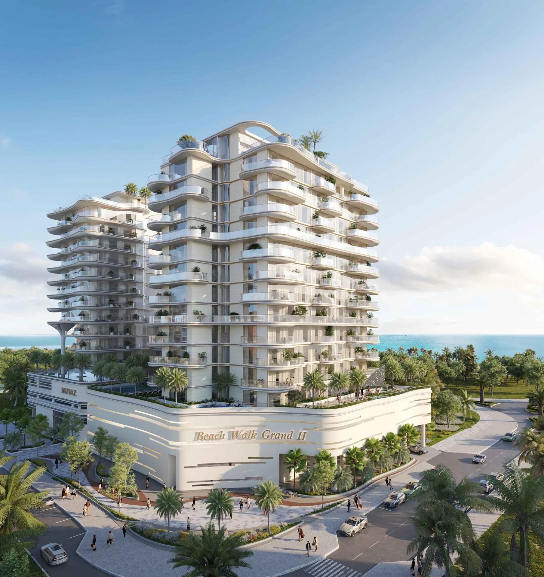 Beach Walk Grand 2 и соседний дом у побережья