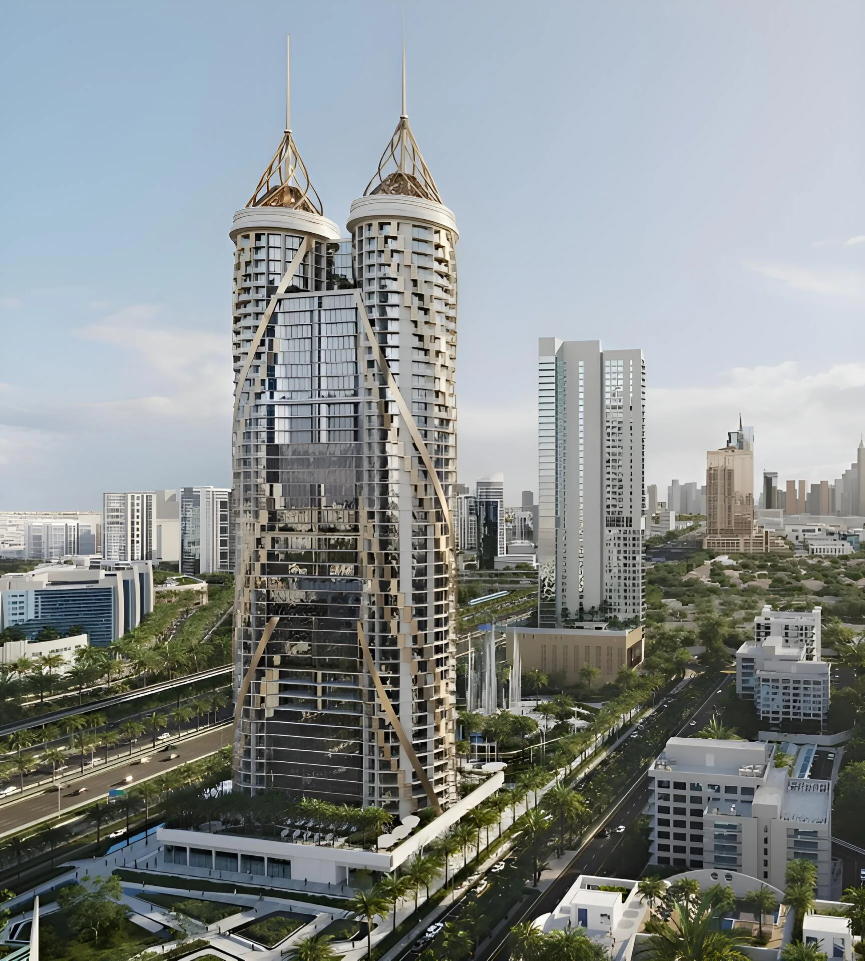 Башня Biltmore Sufouh с высоты