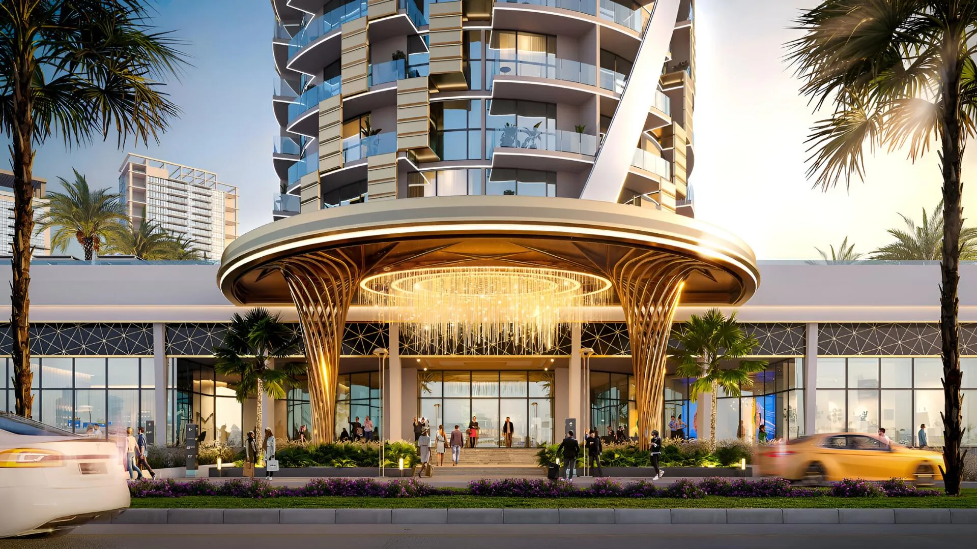 Вход в Biltmore Sufouh под козырьком