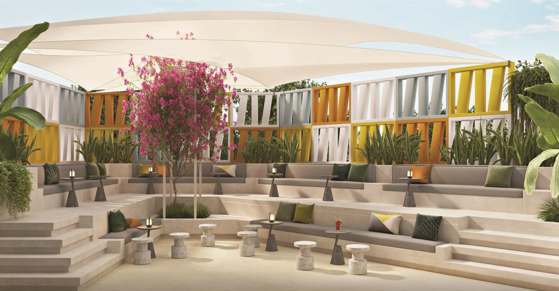 Открытая терраса Bloom Arjaan by Rotana