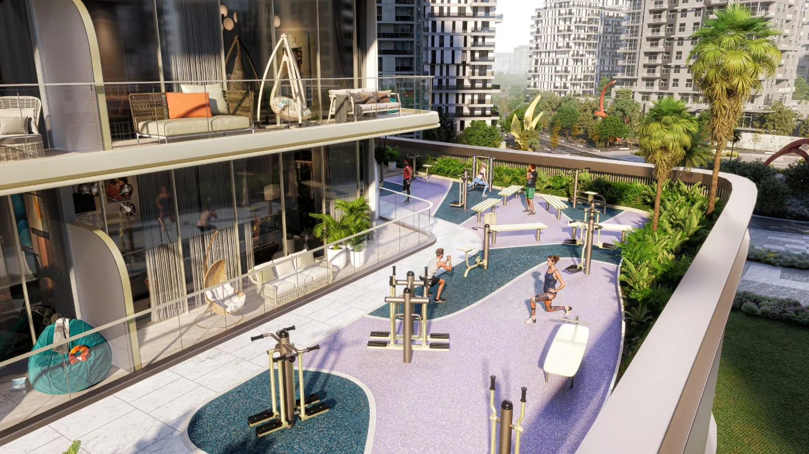 Уличные тренажёры Celesto 2 Tower