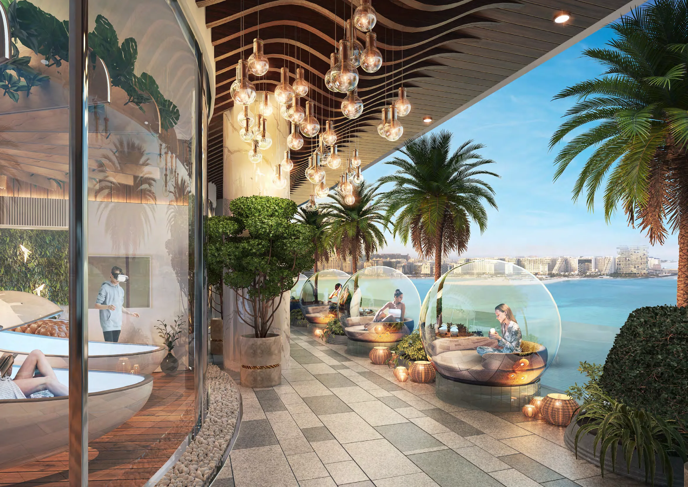 Капсулы для сна в DAMAC Bay 2