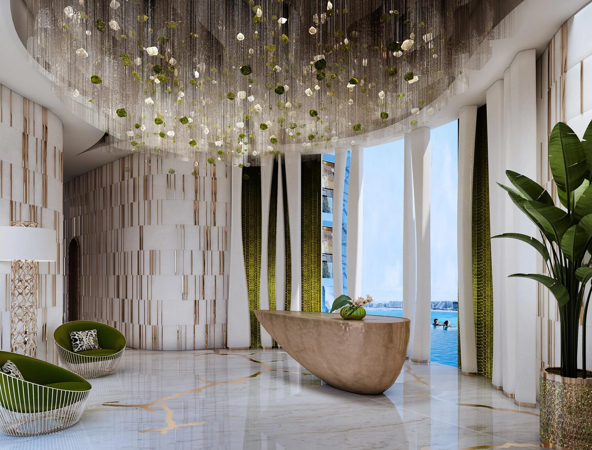 Ресепшен спа DAMAC Bay 2