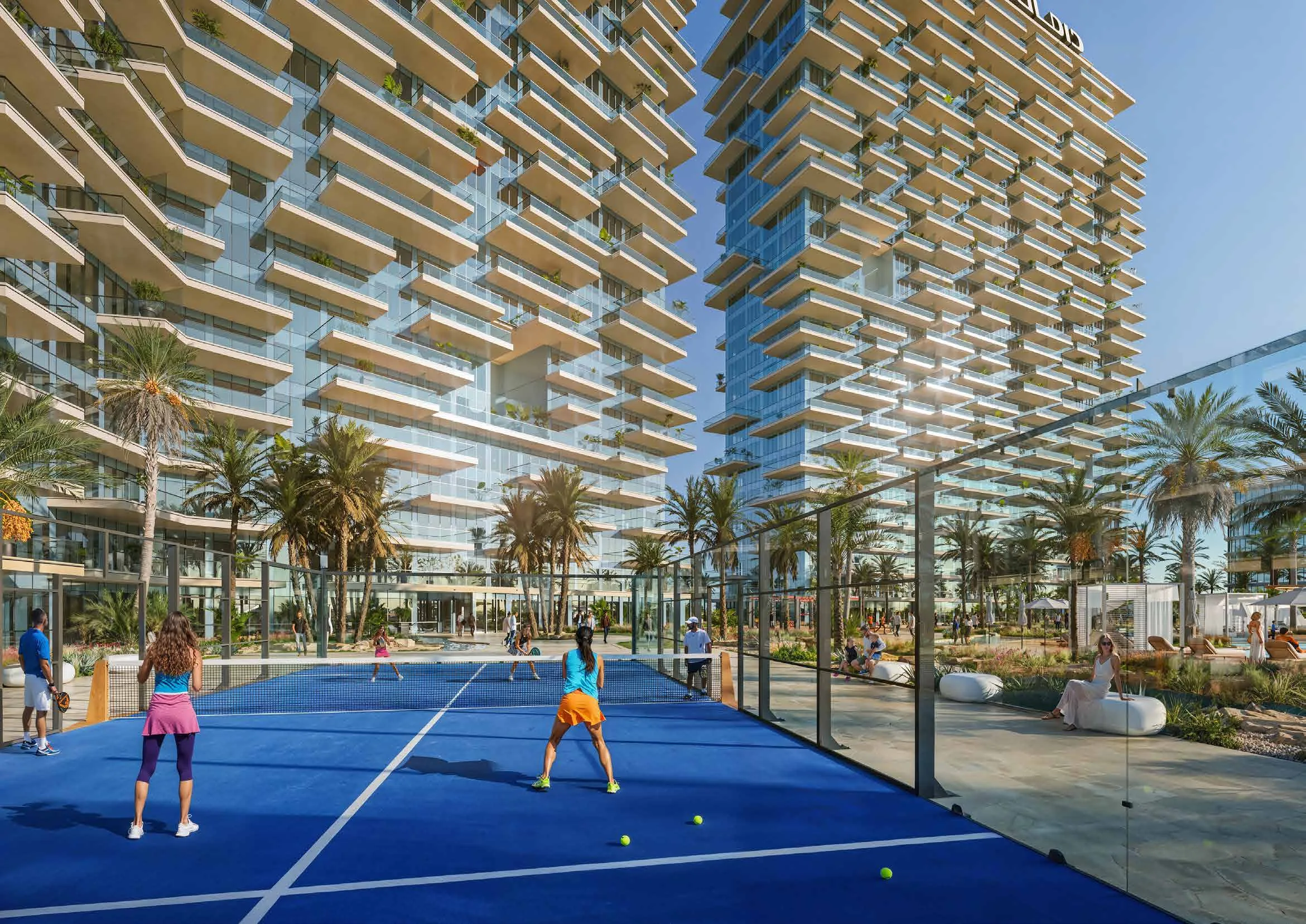 Корт для падела в Damac District