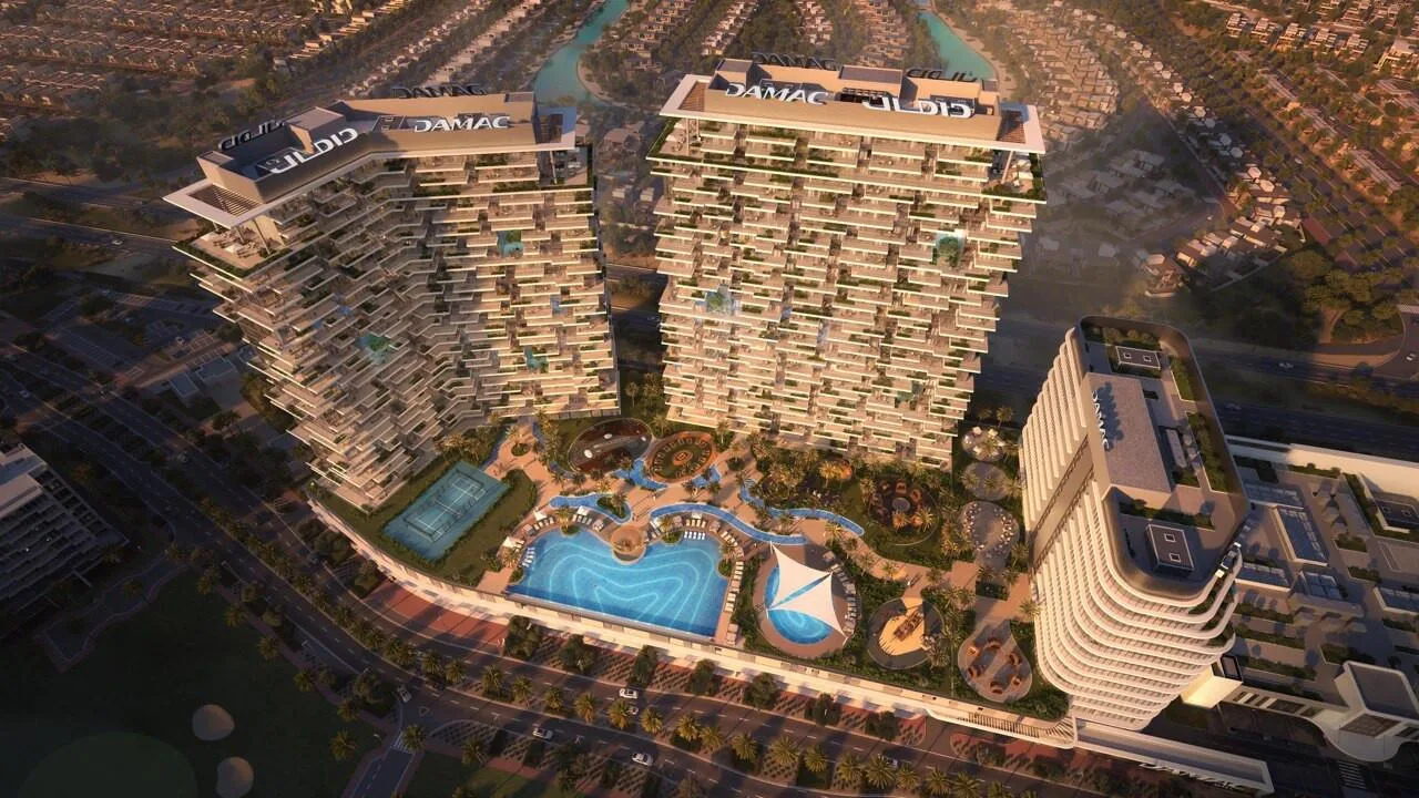 Подиум Damac District сверху