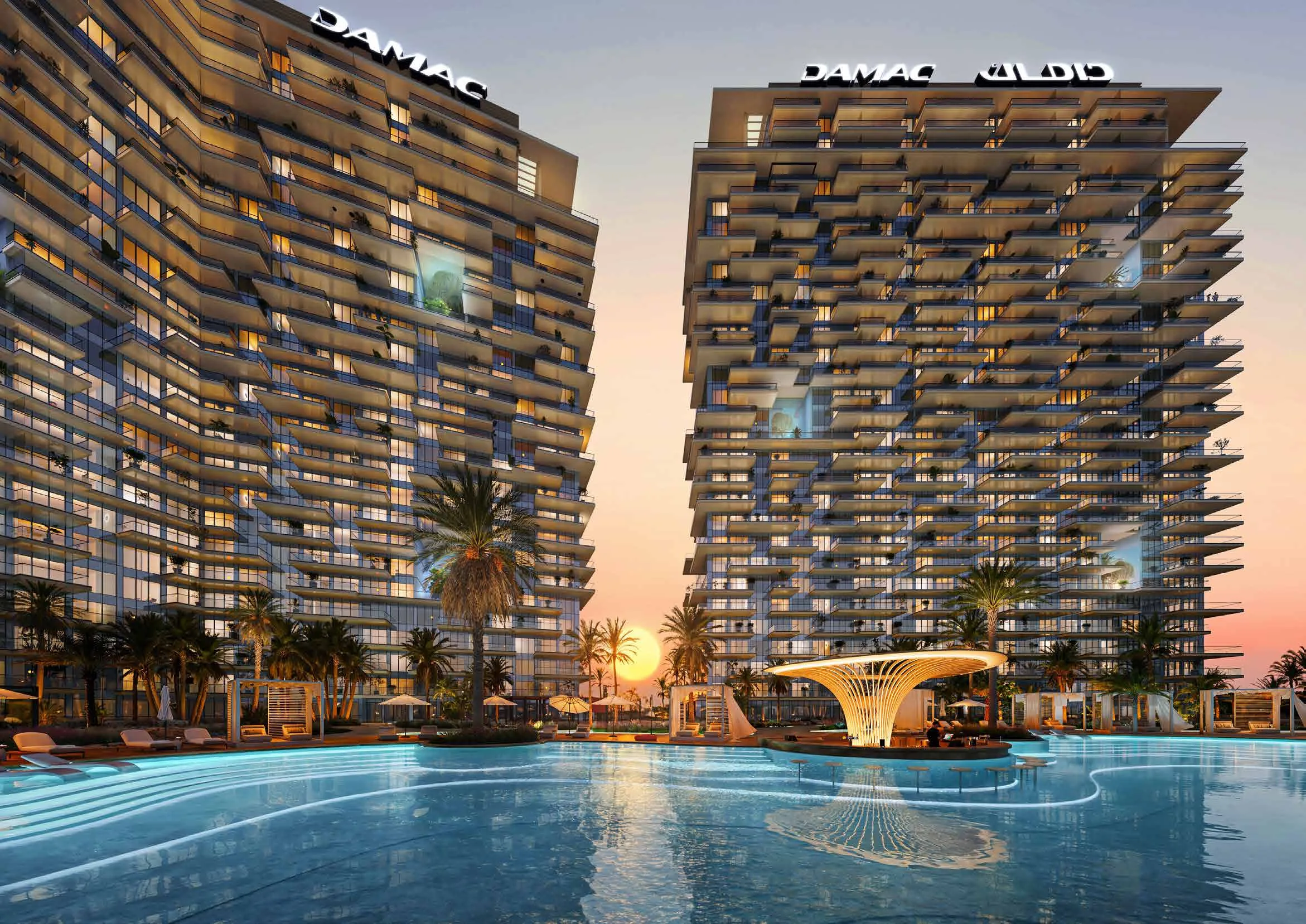 Sunset Bar у бассейна Damac District
