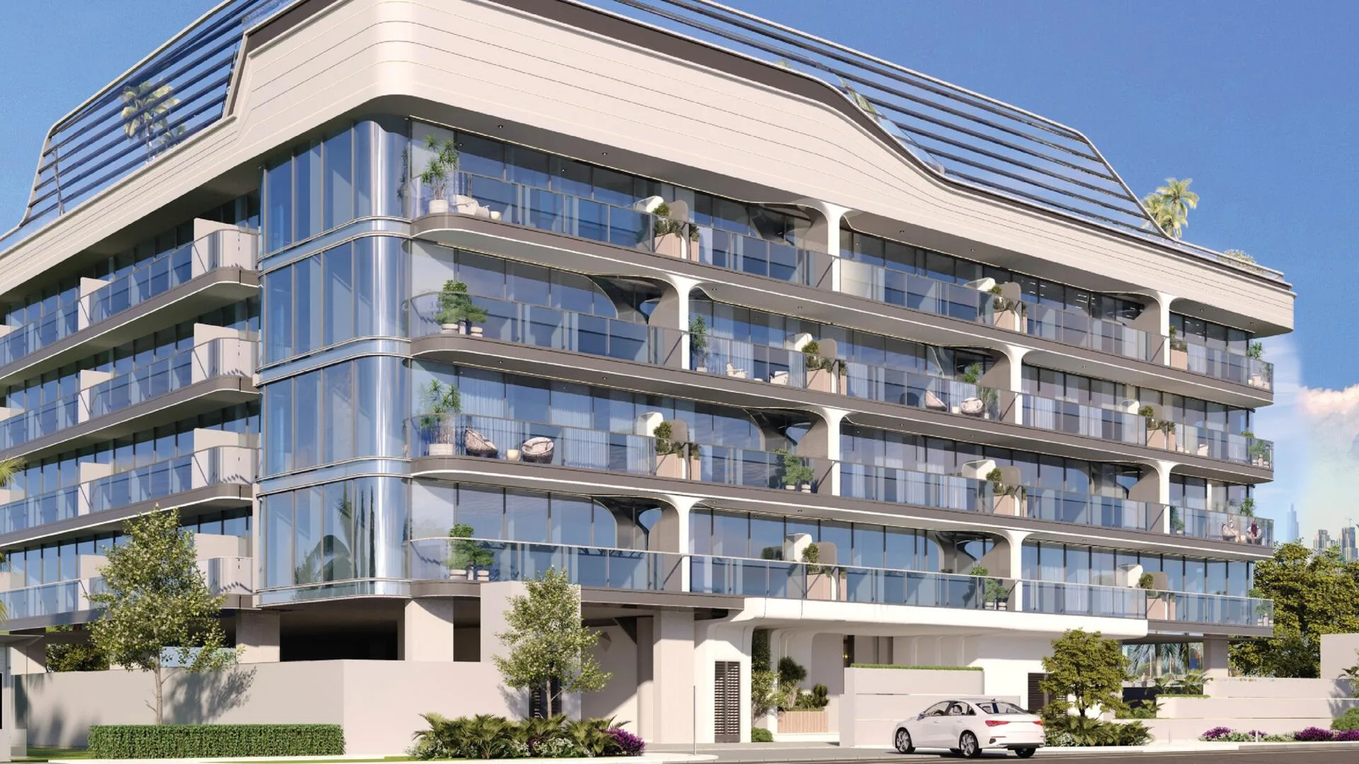 Divine Elements днём: дом на улице Dubai South