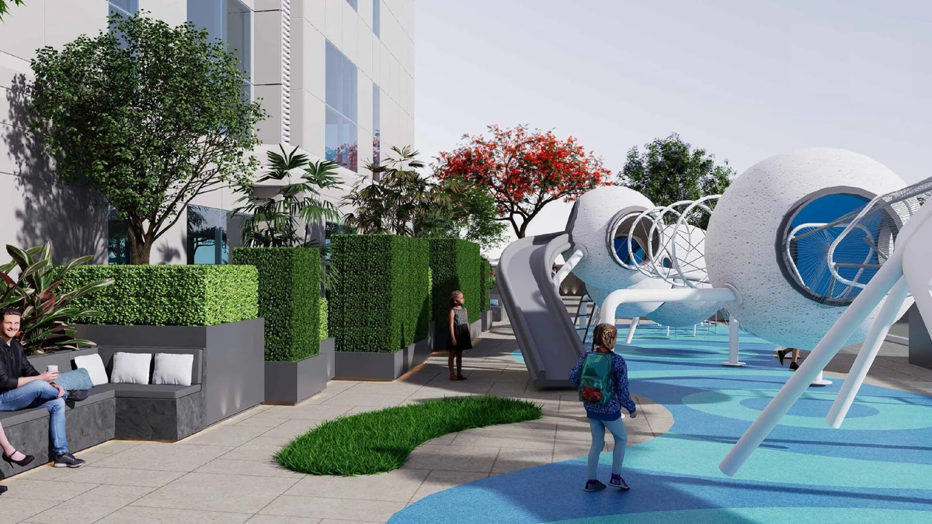 Детская площадка в Dream Life Residence