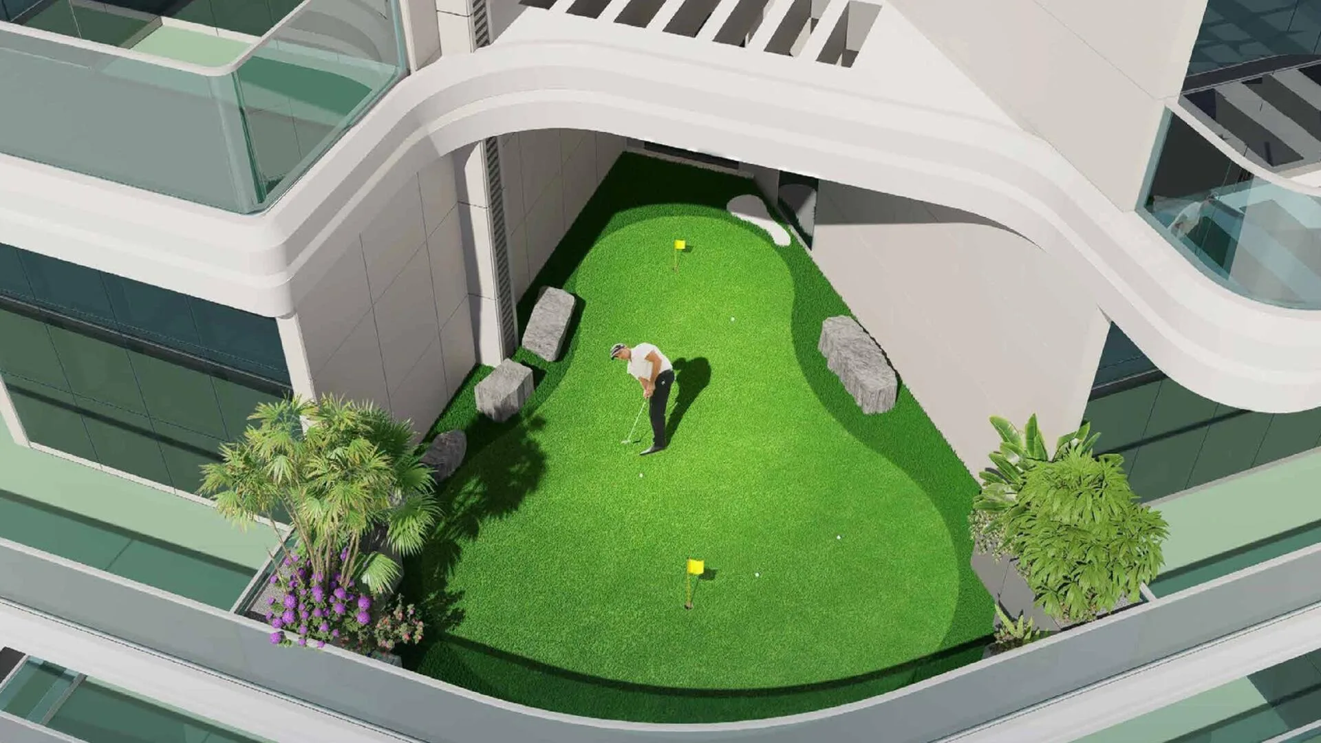 Мини-гольф в Dream Life Residence