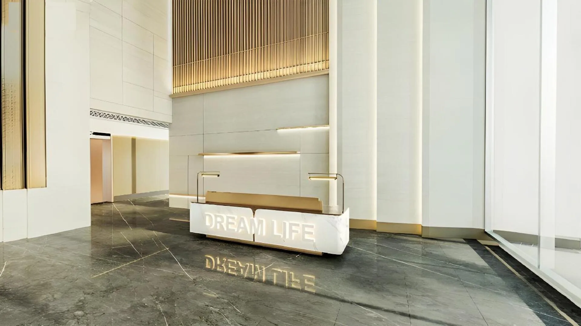 Стойка консьержа в лобби Dream Life Residence