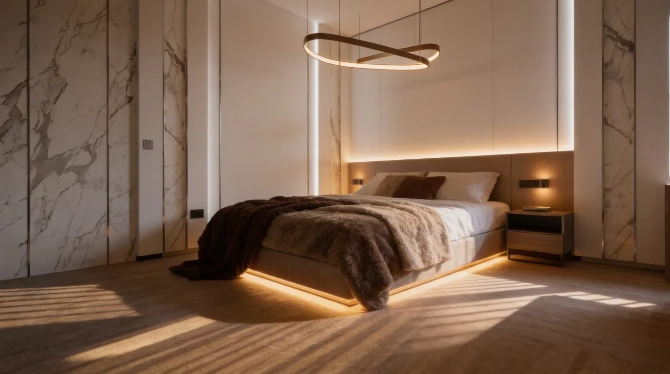 Визуализация: спальня в квартире Elan Tower