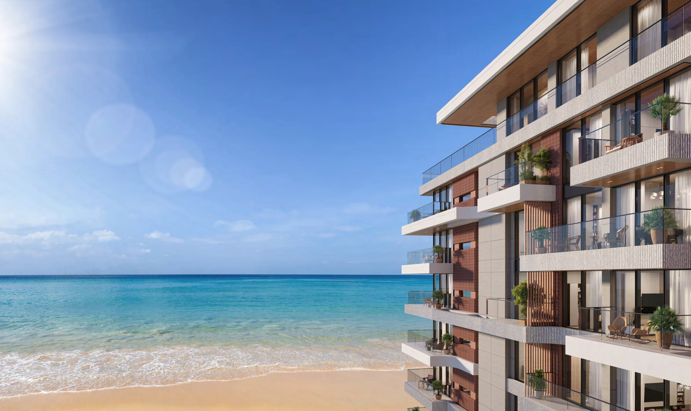 Пляж у дома Ellington Sands и бирюзовая вода