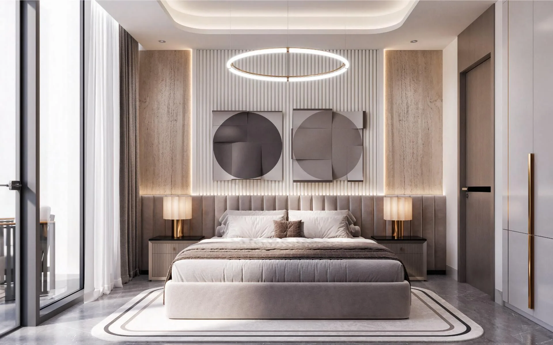 Хозяйская спальня в Future Residence