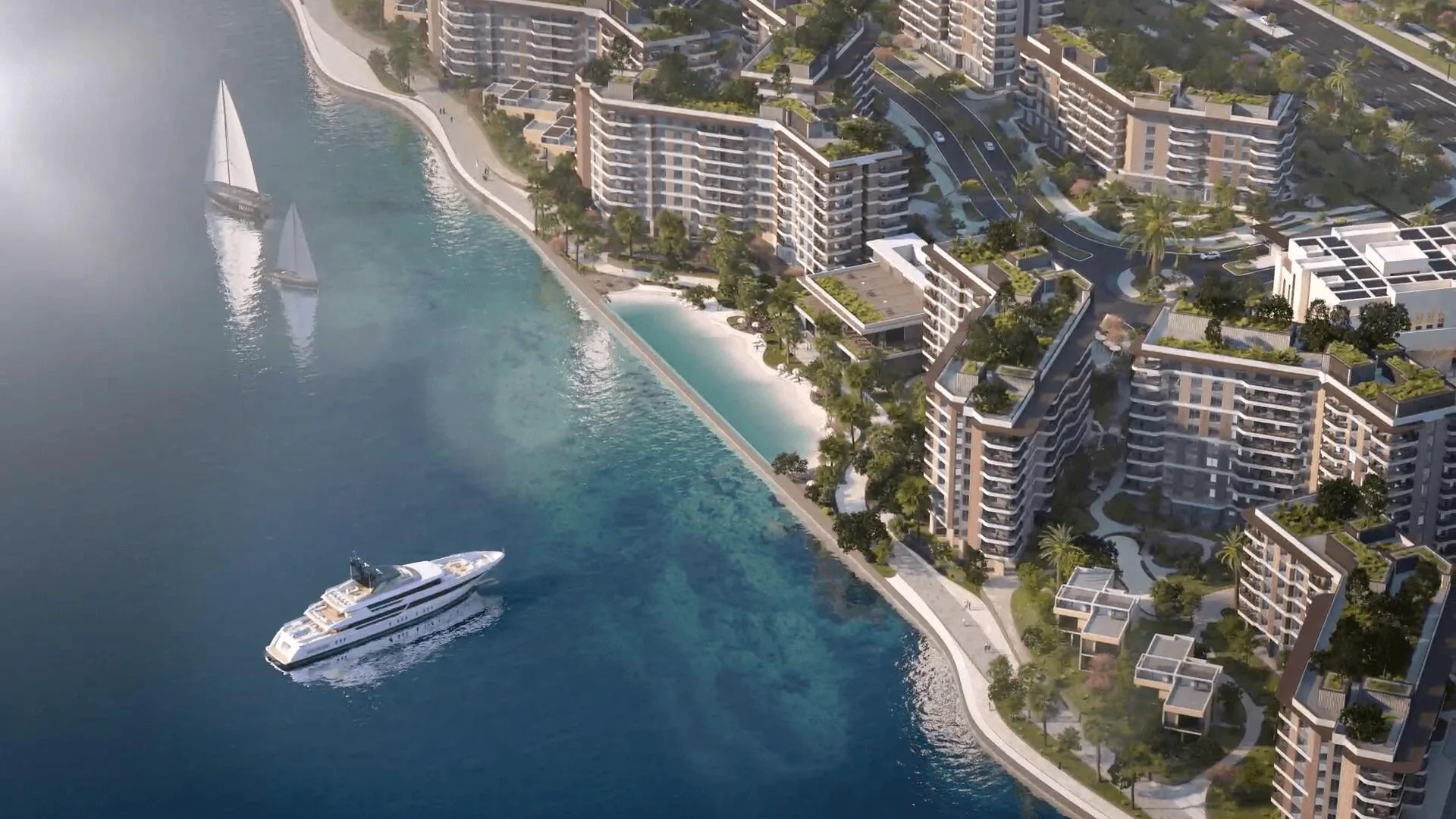 Квартал Gardenia Bay с высоты
