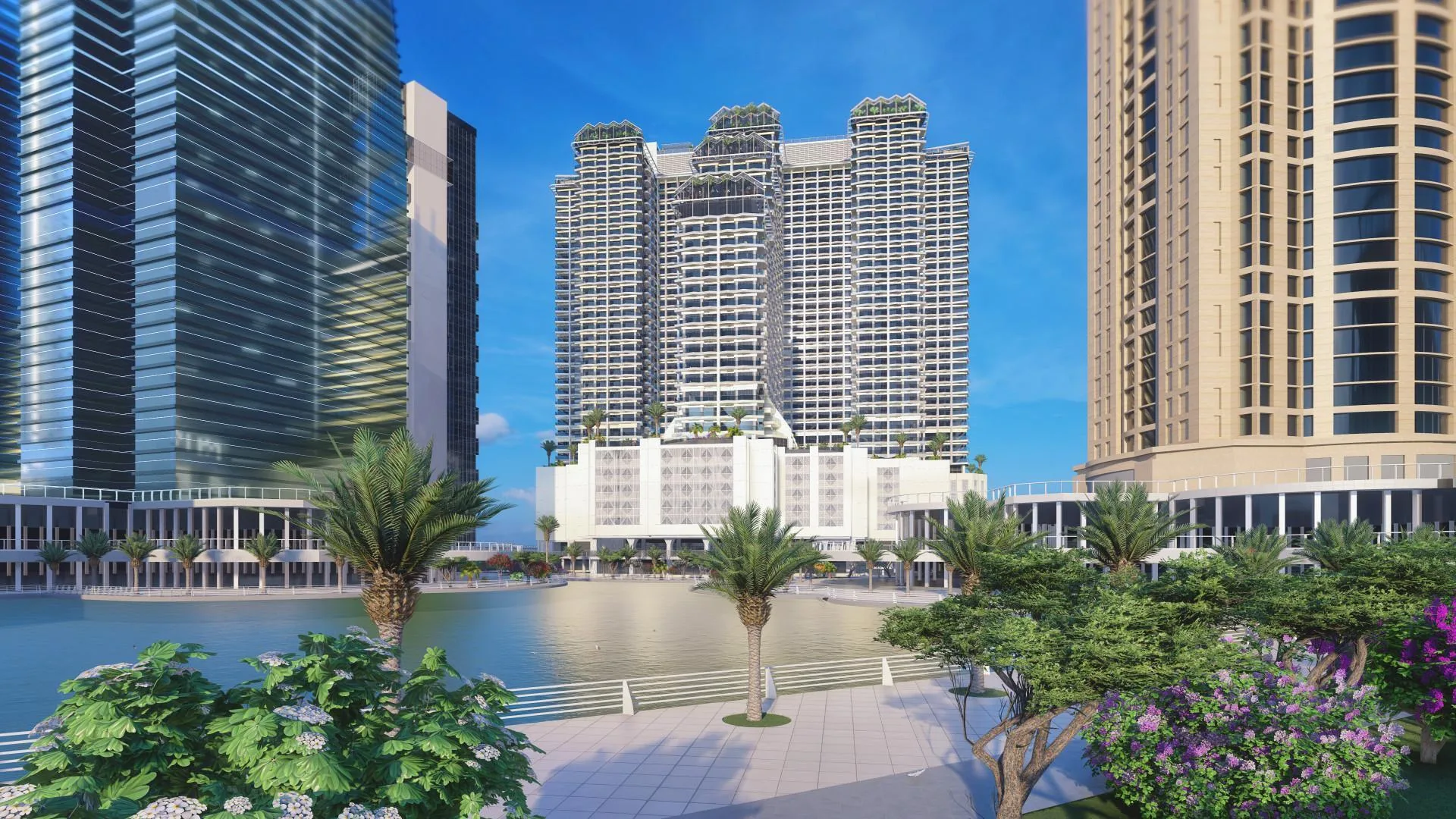 Golf Views Seven City за озером Jumeirah Lake Towers