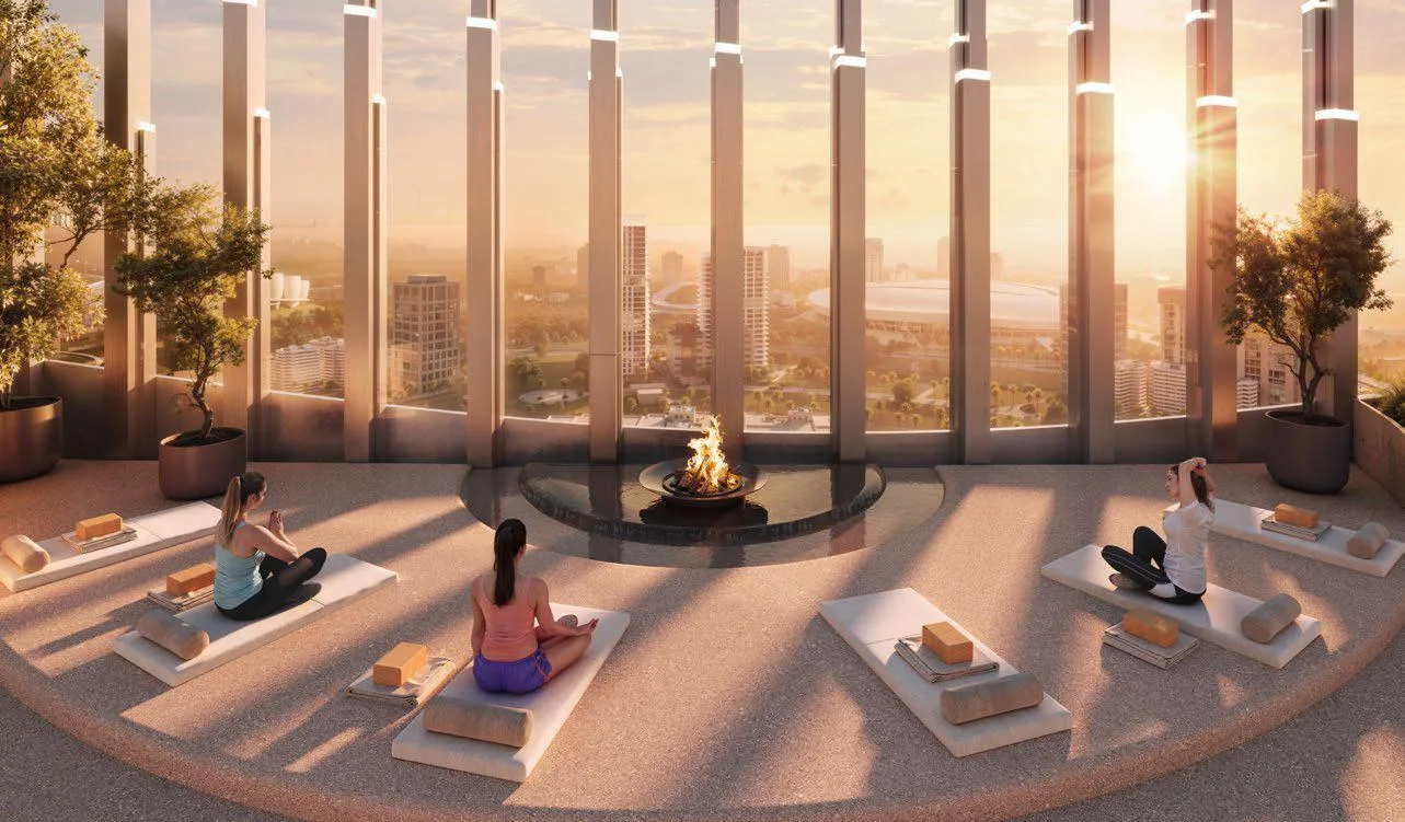 Sky Yoga Deck под открытым небом