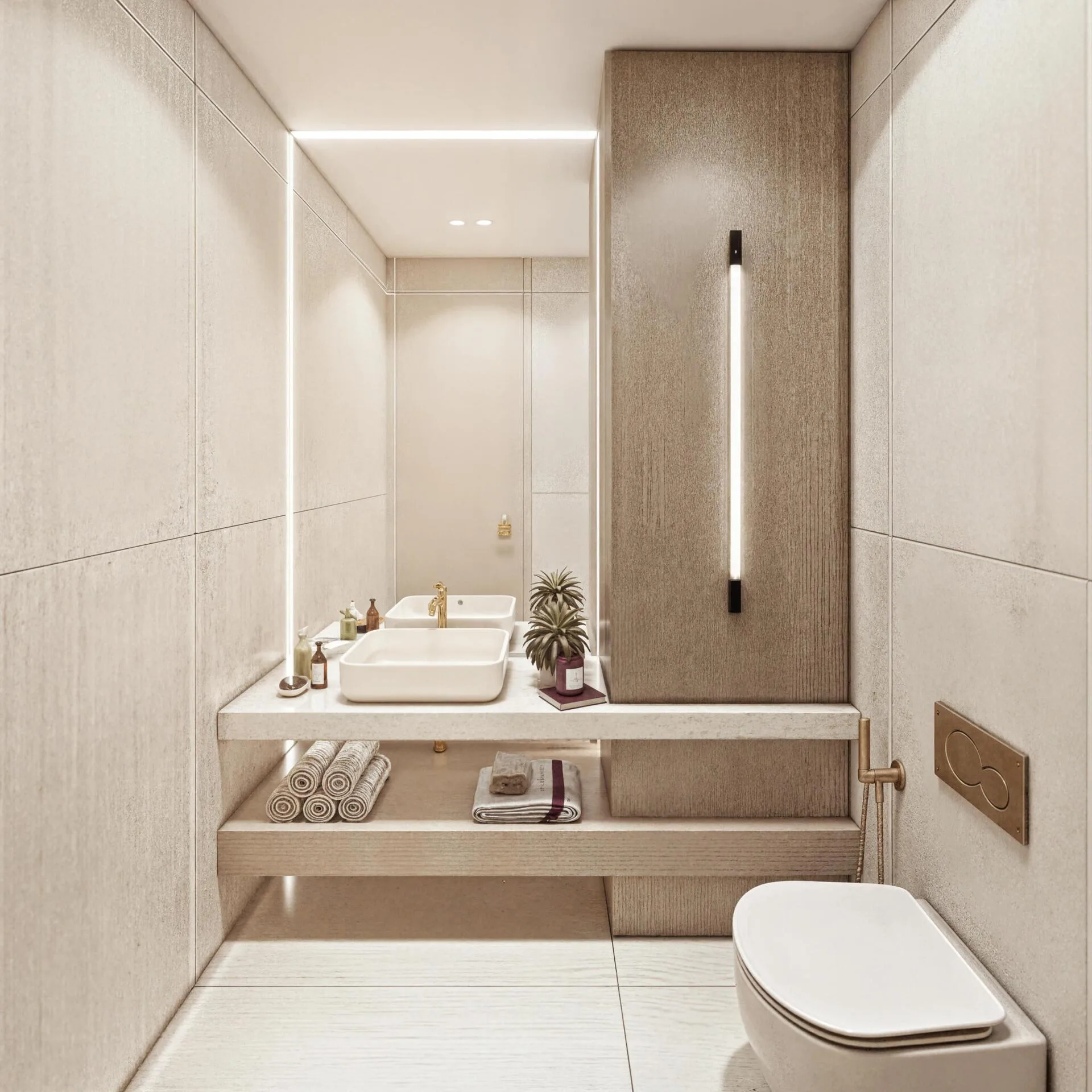 Санузел в квартире Holm One