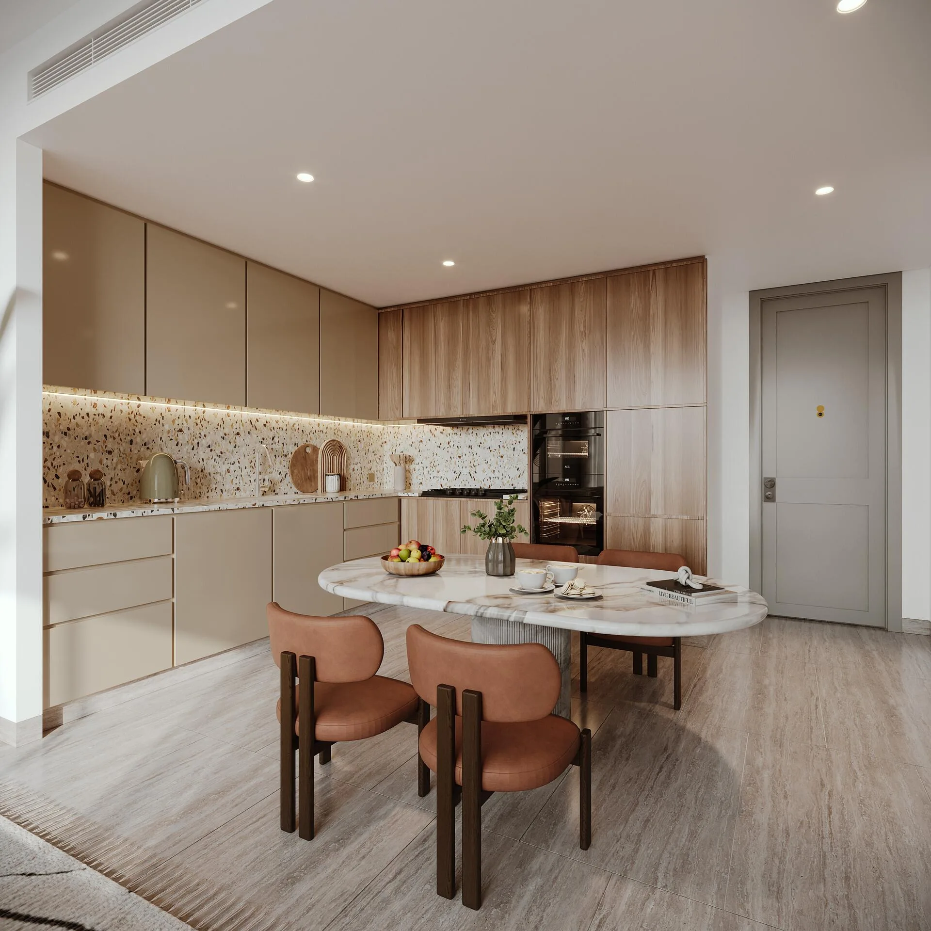 Кухня в квартире Hyde Residences