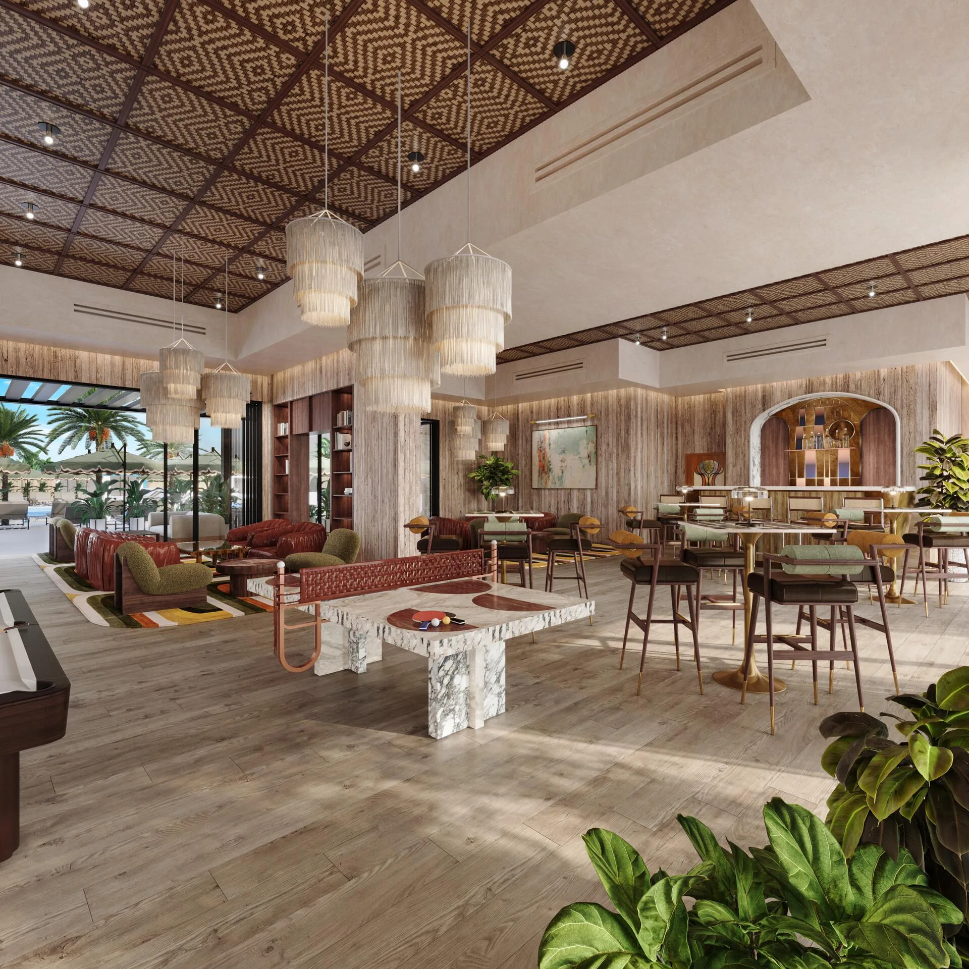 Summer house у бассейна Hyde Residences