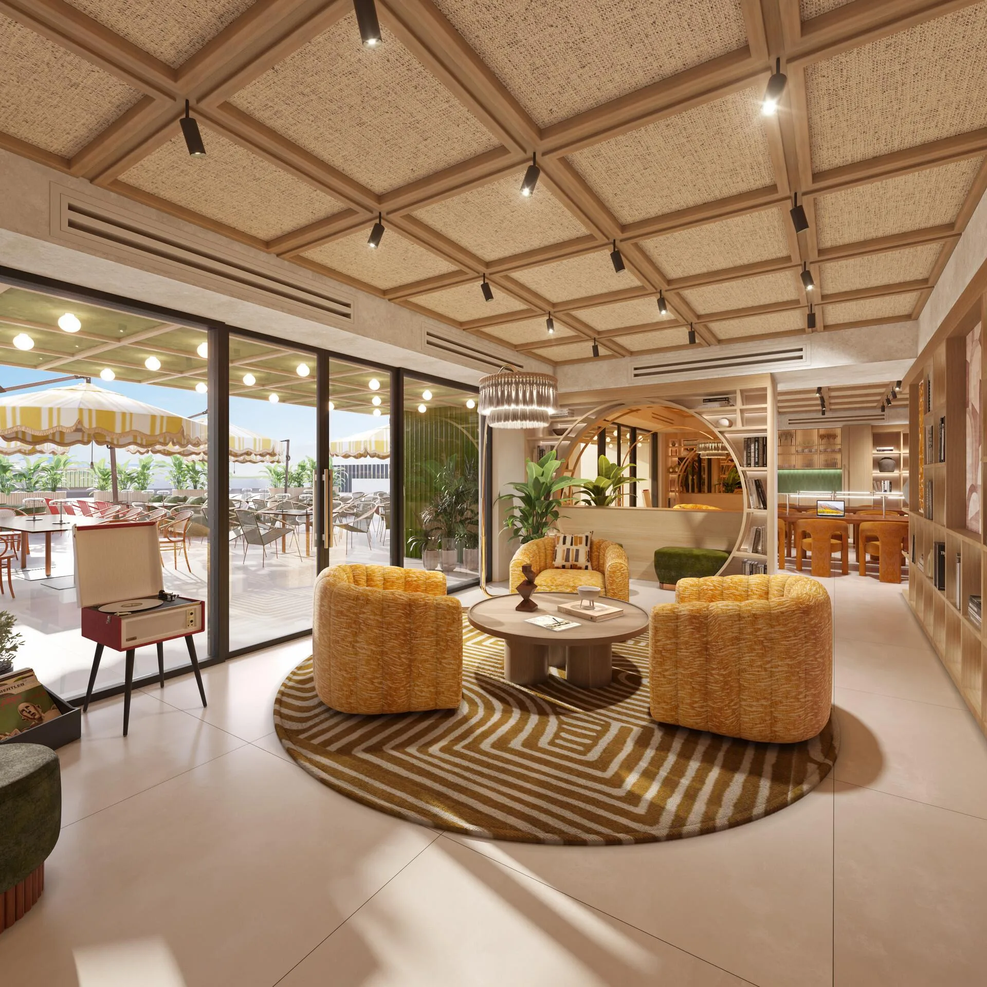 Зал THE CONNECT в Hyde Residences
