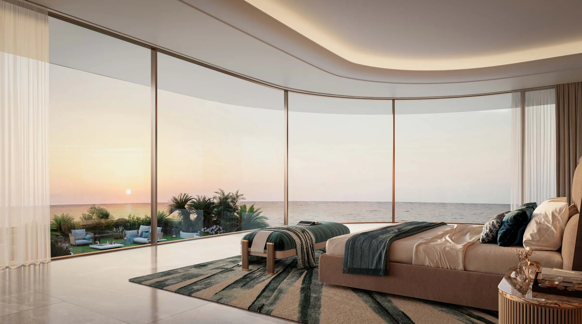 Главная спальня Sky Mansion