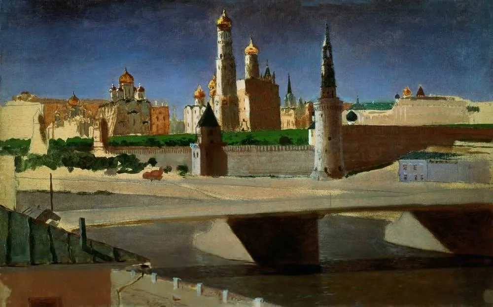 Архип Куинджи. Москва. Вид на Кремль со стороны Замоскворечья, 1882 год