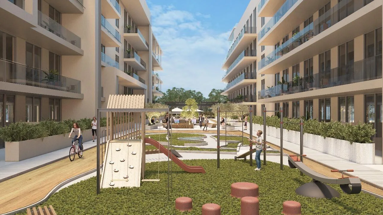 Детская площадка во дворе Laya Courtyard