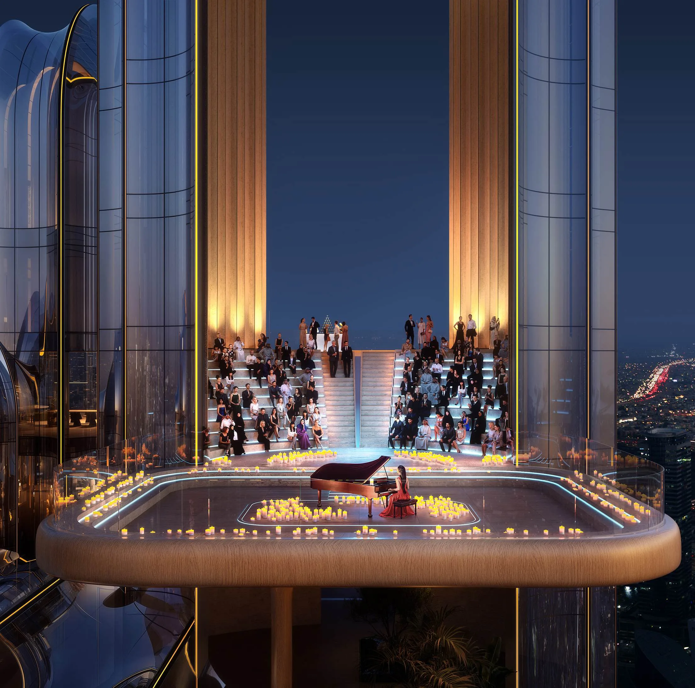 Концерт в Sky Theatre на вершине Lumena