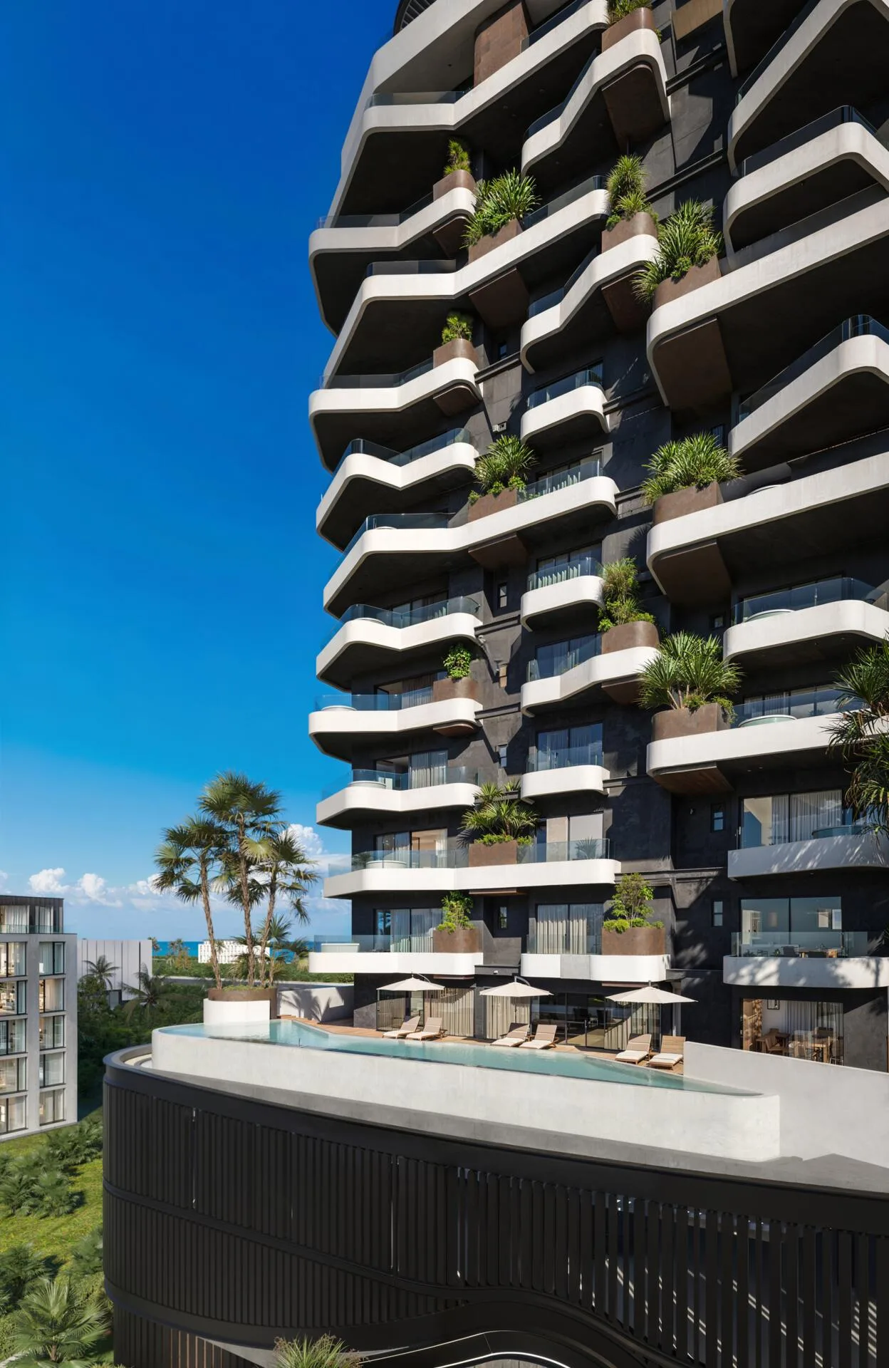 Marea Residences на зелёном подиуме