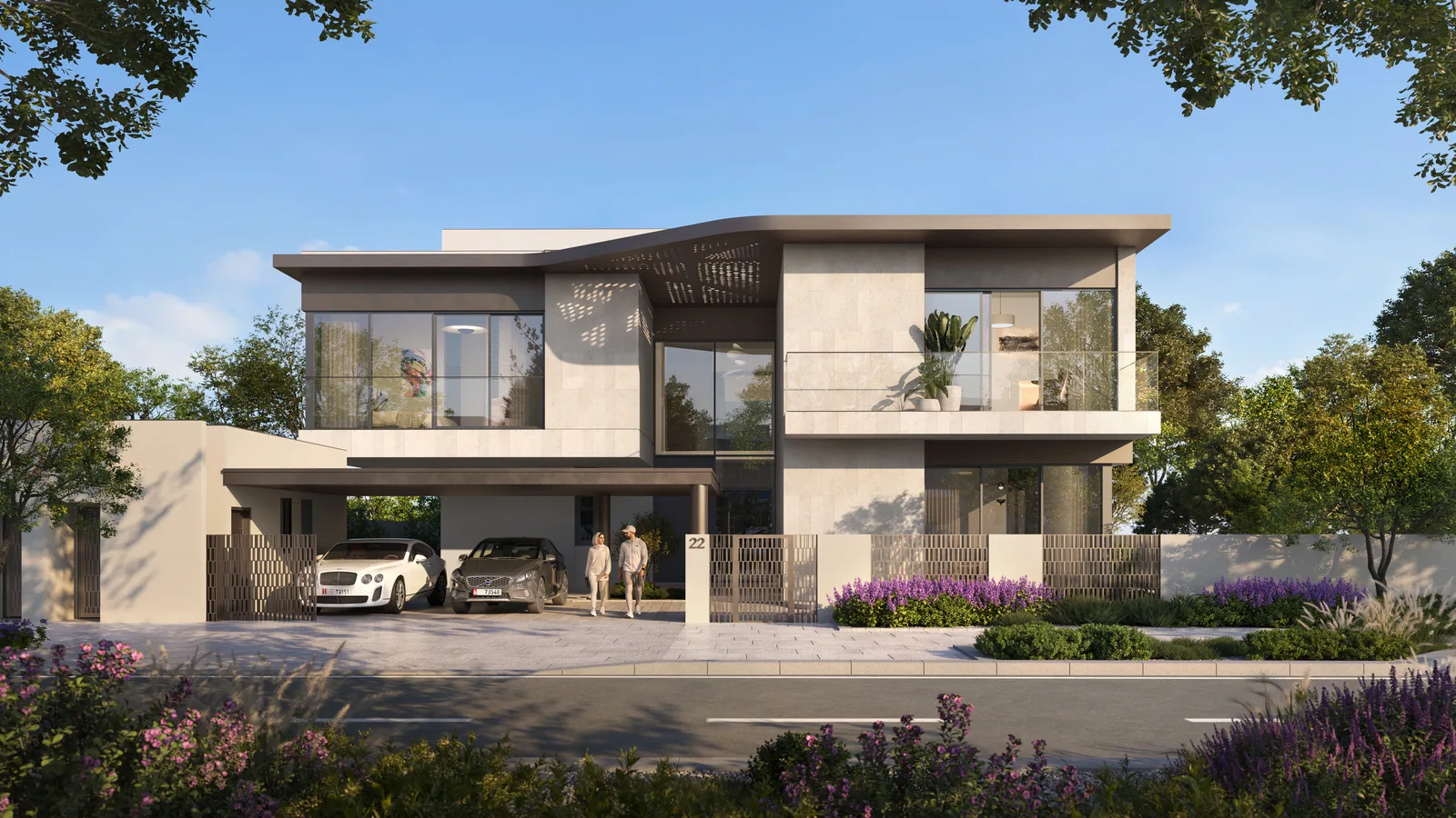 Вилла в Talay Beach. Визуализация Aldar